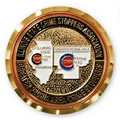 Power Stamped 2D Custom Coin (2 1/2")